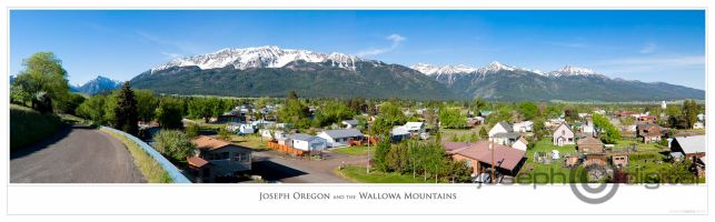 joseph oregon summer overlook panorama joseph oregon summer overlook panorama