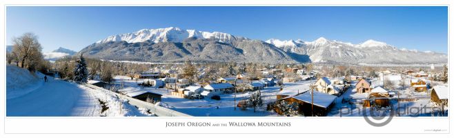 joseph oregon winter overlook panorama joseph oregon winter overlook panorama