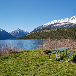 wallowa lake spring cty park point