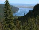 wallowa lake from e fork trail