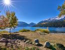 wallowa lake sunburst fall